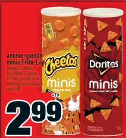 Super C amuse‑gueule minis Frito‑Lay | Frito-Lay minis snacks offer