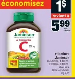 Super C vitamines Jamieson | Jamieson vitamins offer