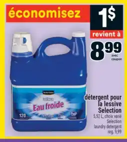 Super C DÉTERGENT POUR LA LESSIVE SELECTION | SELECTION LAUNDRY DETERGENT offer