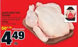 Super C poulet entier frais Exceldor | Exceldor fresh whole chicken offer