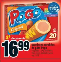 Super C Saucisses Enrobées De Pâte Pogo | Pogo Frozen Breaded Wieners offer