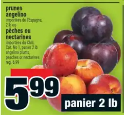 Super C prunes angelino | peaches or nectarines offer