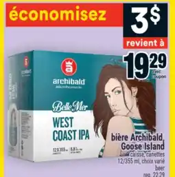 Super C bière Archibald, Goose Island | beer offer