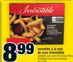 Super C crevettes à la noix de coco Irrésistible | Irrésistible frozen coconut shrimp offer