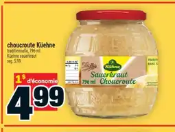 Super C choucroute Küehne | Küehne sauerkraut offer