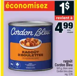 Super C ragoût Cordon Bleu | Cordon bleu stew offer