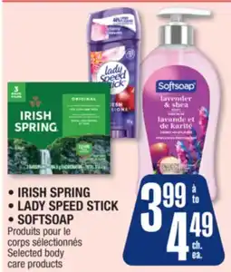 Jean Coutu IRISH SPRING, LADY SPEED STICK, SOFTSOAP Selected body care products offer