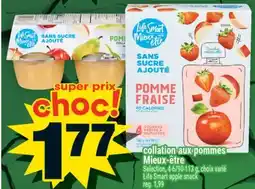 Super C collation aux pommes Mieux-être | Life Smart apple snack offer