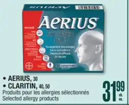 Jean Coutu AERIUS | CLARITIN Selected allergy products offer