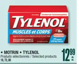 Jean Coutu MOTRIN, TYLENOL Selected products offer