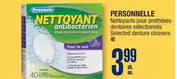 Jean Coutu PERSONNELLE Selected denture cleaners offer
