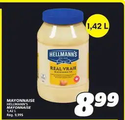 IGA HELLMANN'S MAYONNAISE offer