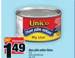 Super C Thon Pâle Entier Unico | Unico Solid Light Tuna offer