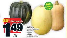 Super C courges | squashes offer