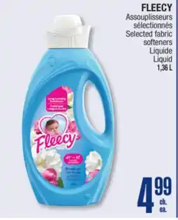 Jean Coutu FLEECY Selected fabric softeners Liquid offer
