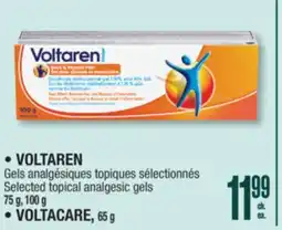 Jean Coutu VOLTAREN, VOLTACARE Selected products offer