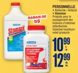 Jean Coutu PERSONNELLE Antacid, Stomaax Selected heartburn relief products offer
