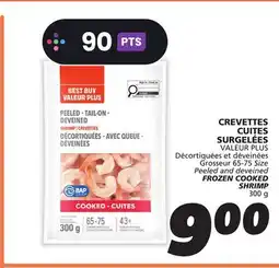 IGA VALEUR PLUS FROZEN COOKED SHRIMP offer