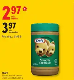 Familiprix Kraft smooth peanut butter offer