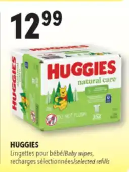 Familiprix Huggies Natural Care sensitive skin & fragrance free baby wipes 2x176un offer
