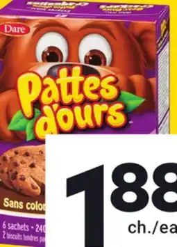 Giant Tiger Dare Bear Paws or Ultimate cookies offer