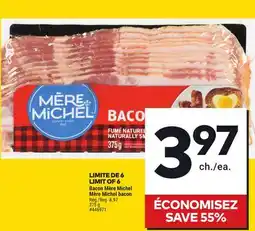Giant Tiger Mère Michel bacon offer