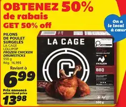 IGA LA CAGE LOLLIPOP FROZEN CHICKEN DRUMSTICKS offer