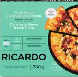 IGA RICARDO FROZEN PIZZA offer