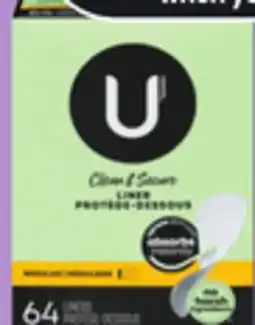 IGA KOTEX U PANTY LINERS, PADS OR TAMPONS offer