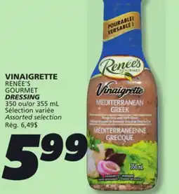 IGA RENÉE'S GOURMET DRESSING offer