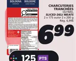 IGA OLYMEL SLICED DELI MEATS offer