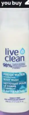 IGA LIVE CLEAN BODY WASH offer