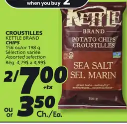 IGA KETTLE BRAND CHIPS offer