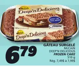 IGA DEEP'N DELICIOUS FROZEN CAKE offer