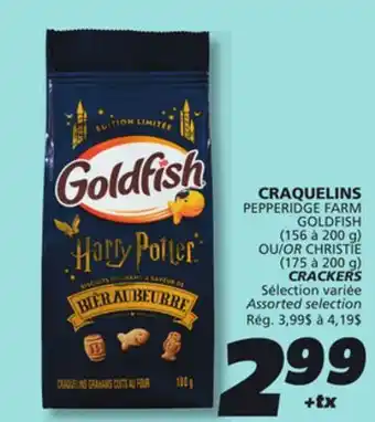 IGA PEPPERIDGE FARM GOLDFISH CRACKERS offer