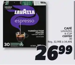 IGA LAVAZZA K-CUP COFFEE offer