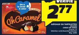 IGA VACHON CAKES OR TARTS offer