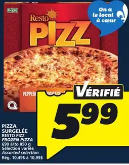 IGA RESTO PIZZ FROZEN PIZZA offer