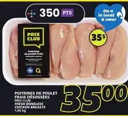 IGA PRIX CLUB FRESH BONELESS CHICKEN BREASTS offer