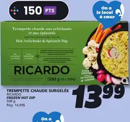IGA RICARDO FROZEN HOT DIP offer