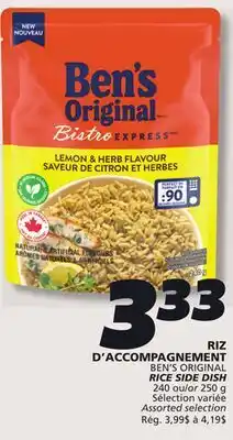 IGA BEN'S ORIGINAL RICE SIDE DISH offer