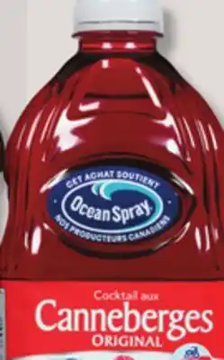 IGA OCEAN SPRAY FRUIT COCKTAIL offer