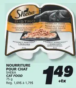 IGA SHEBA CAT FOOD offer