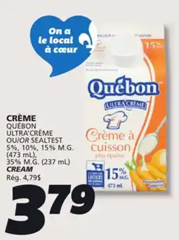 IGA QUÉBON CREAM offer