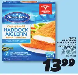 IGA BLUE WATER FROZEN BREADED FISH FILLETS offer