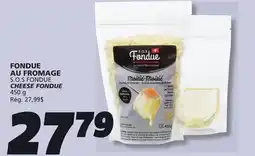 IGA S.O.S FONDUE CHEESE FONDUE offer