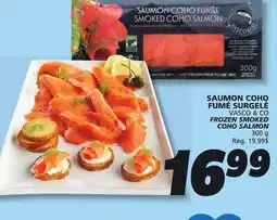 IGA VASCO & CO FROZEN SMOKED COHO SALMON offer