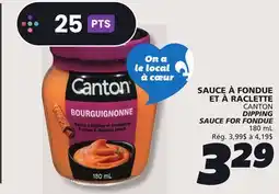 IGA CANTON DIPPING SAUCE FOR FONDUE offer