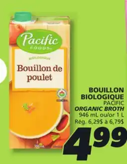 IGA PACIFIC ORGANIC BROTH offer