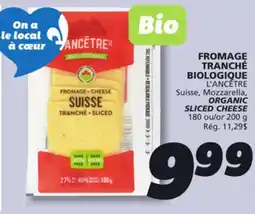 IGA L'ANCÊTRE ORGANIC SLICED CHEESE offer
